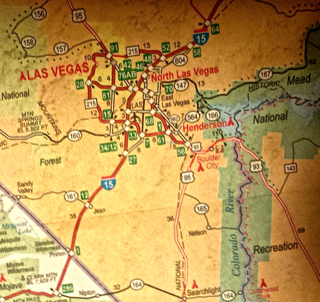 Las Vegas map AAA